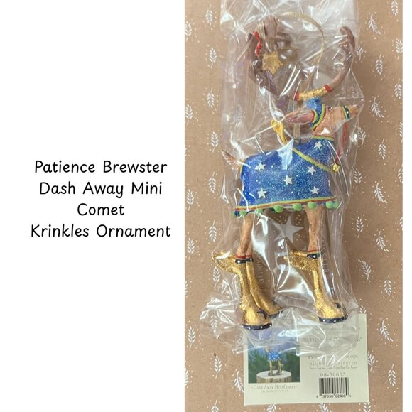 Patience Brewster Dash Away Mini Comet Krinkles Ornament - Picture 1 of 1